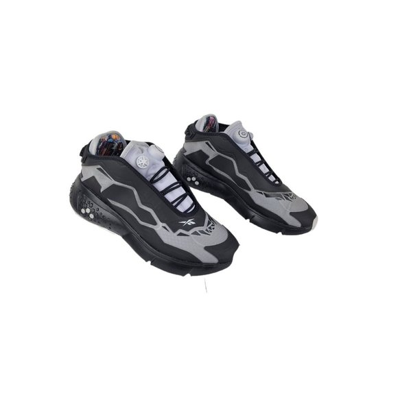 REEBOK Pumps MODEL F GLITCH PACK Black Pure Gray Shadow FX9310 B Grade Size 8 main image 6